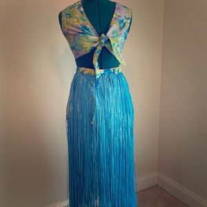 Vintage luau hula costume